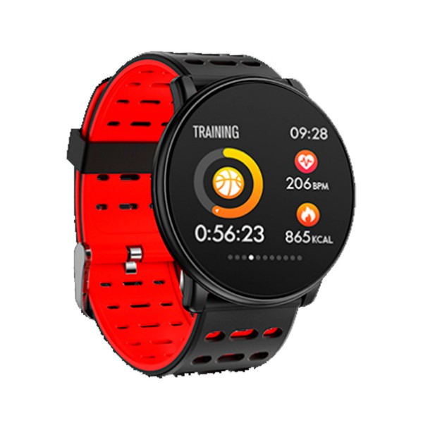 Innjoo rojo redondo sportwatch tft 1.33'' reloj inteligente deportivo bluetooth