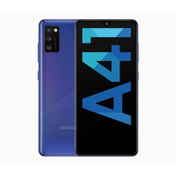 Samsung galaxy a41 azul móvil 4g dual sim 6.1'' super amoled fhd+/8core/64gb/4gb ram/48mp+8mp+5mp/25mp